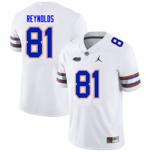 Men's Florida Gators #81 Daejon Reynolds NCAA Nike White Authentic Stitched College Football Jersey NAE6362DX